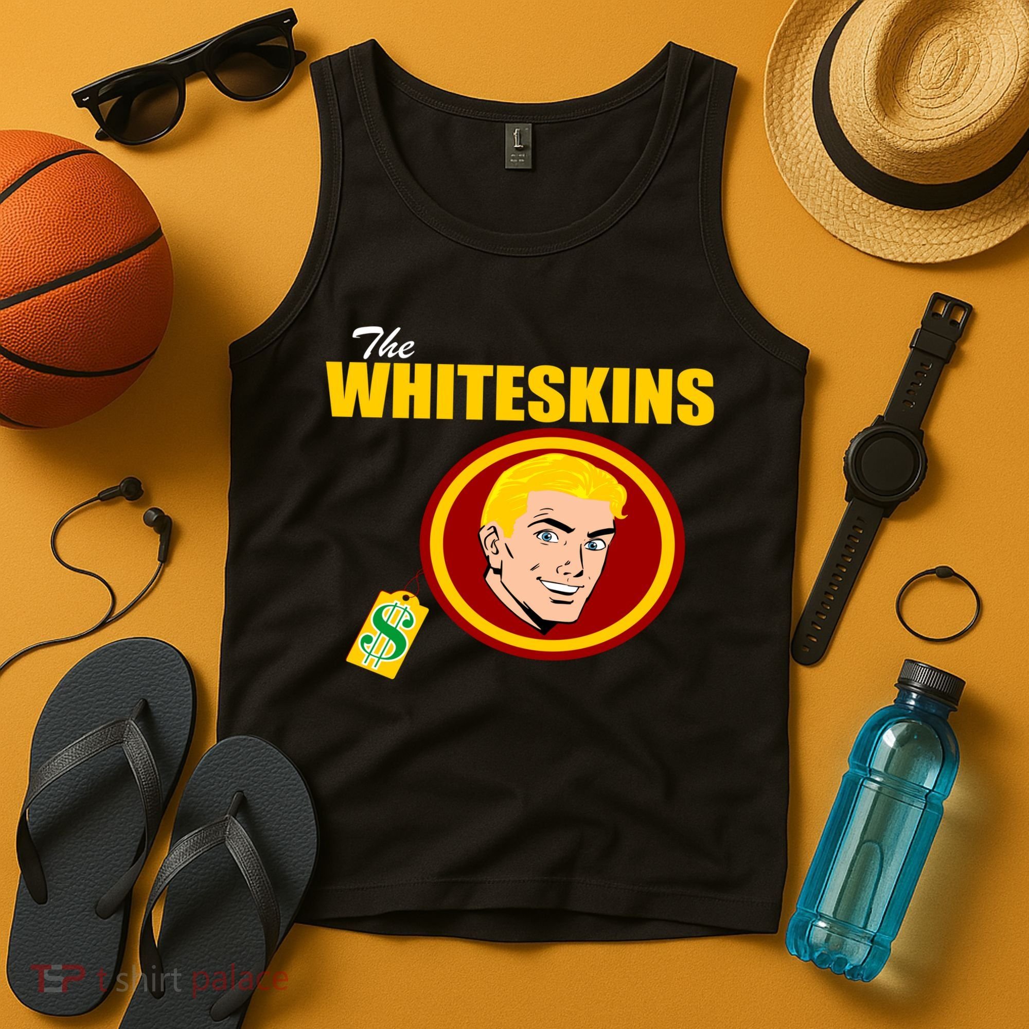 Whiteskins Football Native American Indian Tank Top