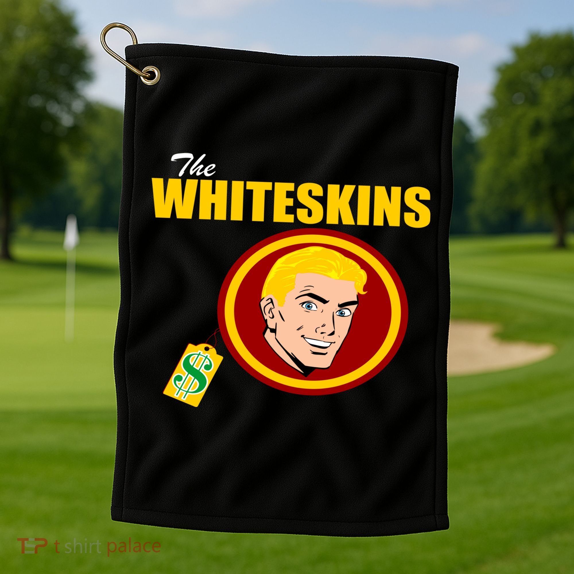Whiteskins Football Native American Indian Golf Towel