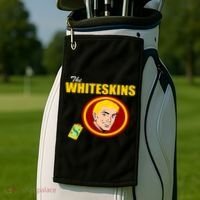 Whiteskins Football Native American Indian Golf Towel thumb 2