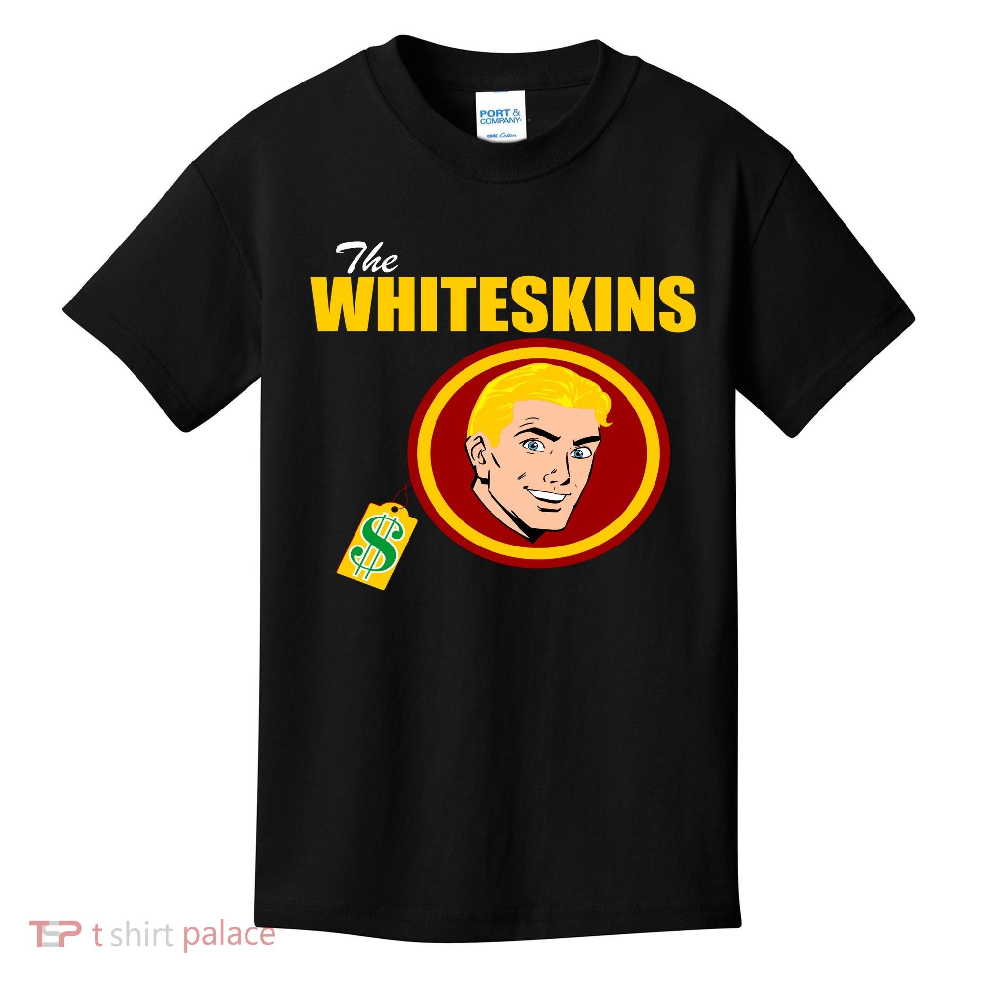 Whiteskins Football Native American Indian Kids T-Shirt