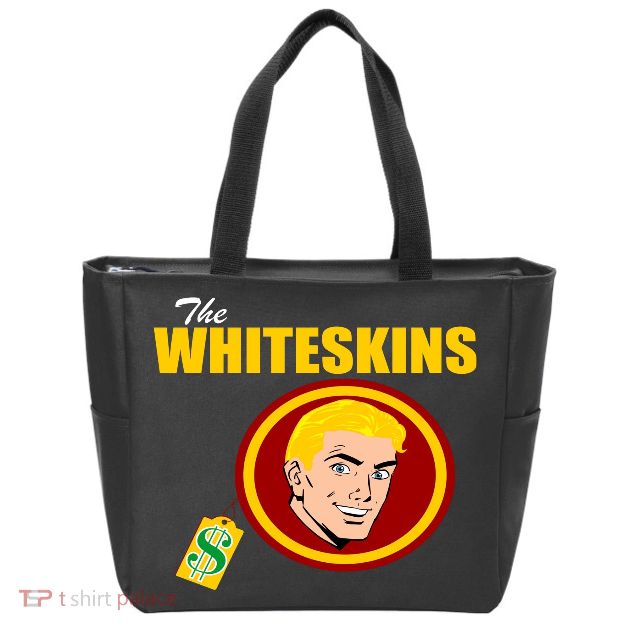 Whiteskins Football Native American Indian Tote Bag