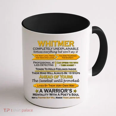 Whitmer Completely Unexplainable Coffee Mug back