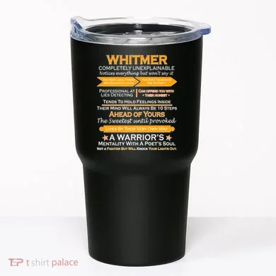 Whitmer Completely Unexplainable Tumbler