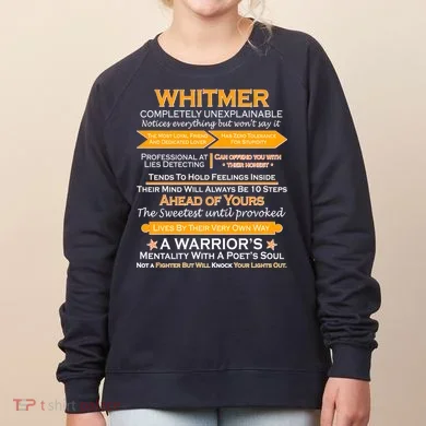Whitmer Completely Unexplainable Women's Sweatshirt