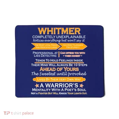 Whitmer Completely Unexplainable Mousepad
