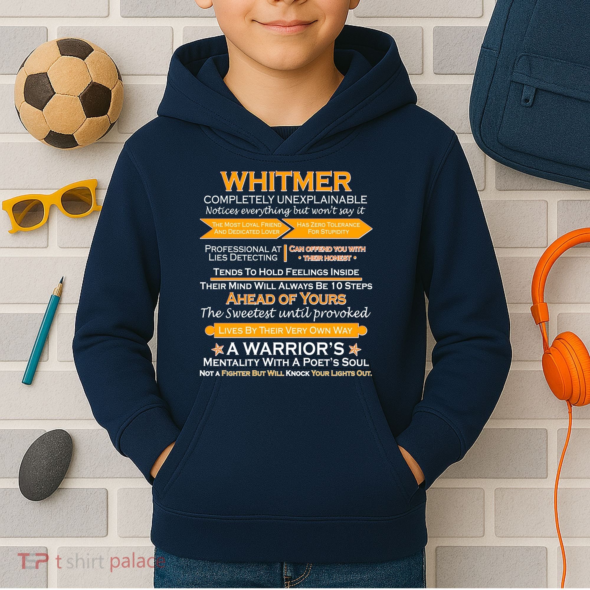 Whitmer Completely Unexplainable Kids Hoodie