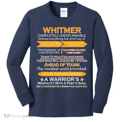 Whitmer Completely Unexplainable Kids Long Sleeve Shirt
