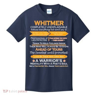 Whitmer Completely Unexplainable Kids T-Shirt