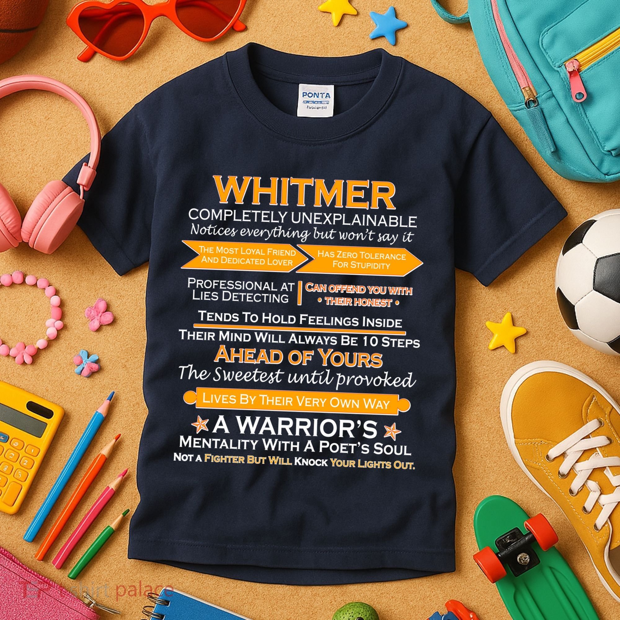 Whitmer Completely Unexplainable Kids T-Shirt