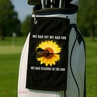 We Had Joy We Had Fun We Had Seasons In The Sun Cute Gift Golf Towel thumb 2