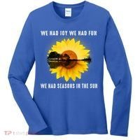 We Had Joy We Had Fun We Had Seasons In The Sun Cute Gift Women's Long Sleeve Shirt thumb 0
