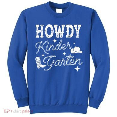 Western Howdy Kindergarten Teacher Student Back To School Sweatshirt