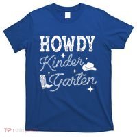 Western Howdy Kindergarten Teacher Student Back To School T-Shirt thumb 0
