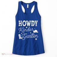 Western Howdy Kindergarten Teacher Student Back To School Women's Tank Top thumb 0