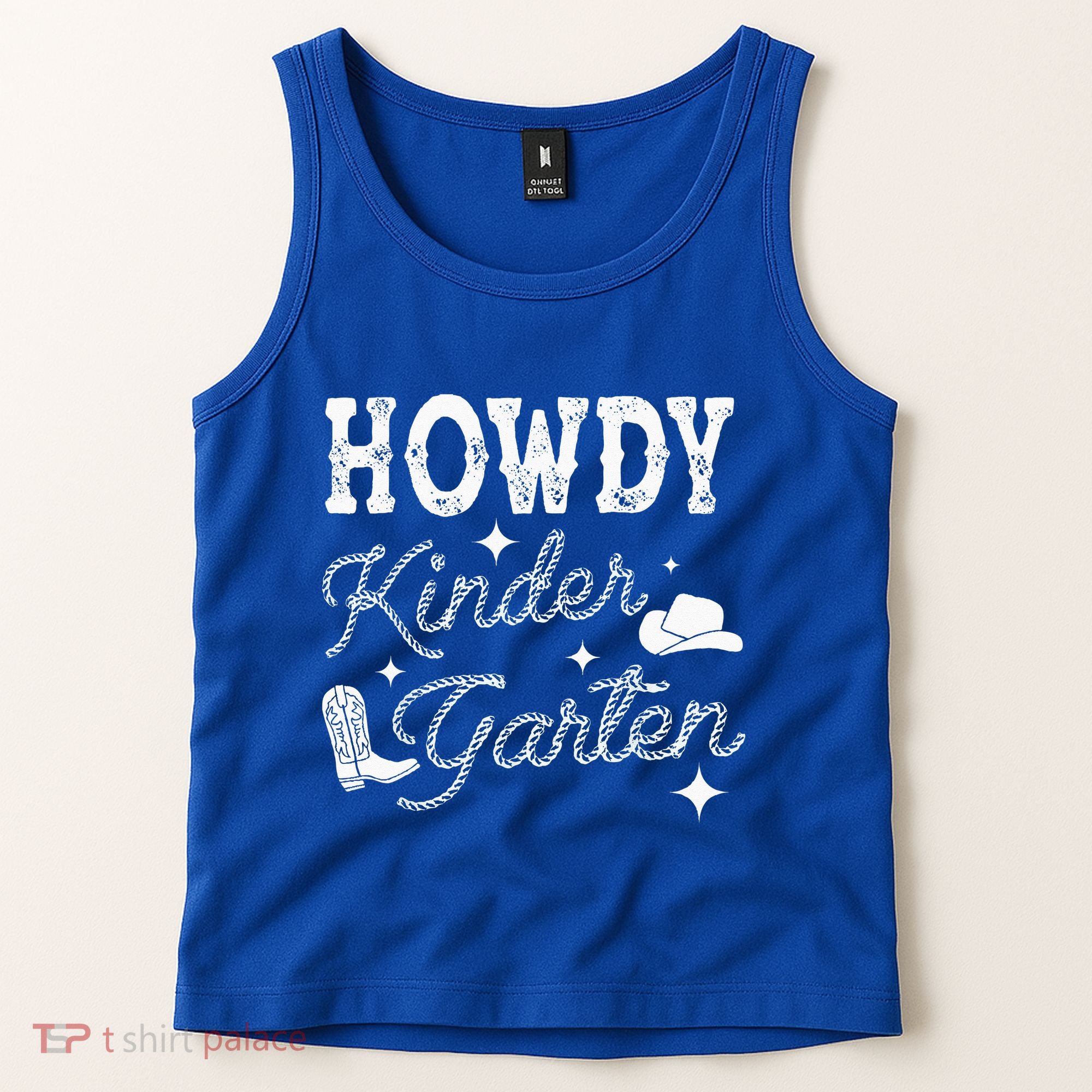 Western Howdy Kindergarten Teacher Student Back To School Tank Top