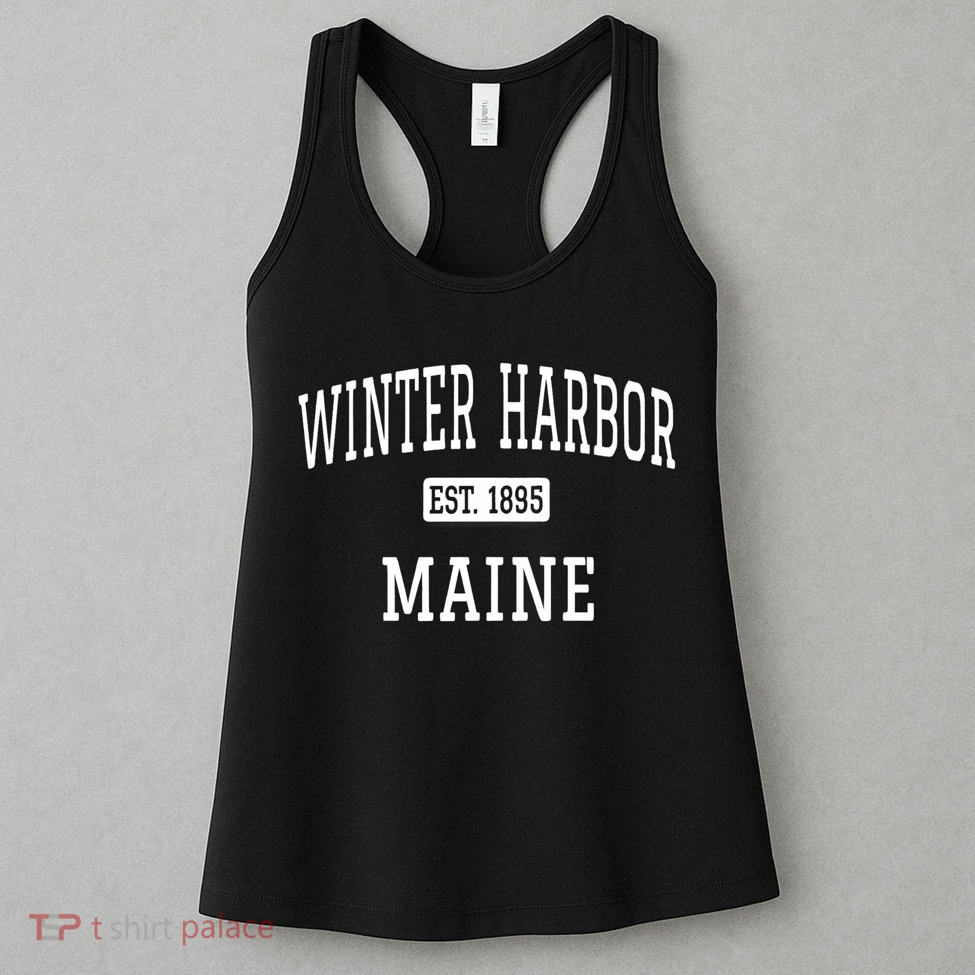 Winter Harbor, Maine Established In 1895 Women's Tank Top