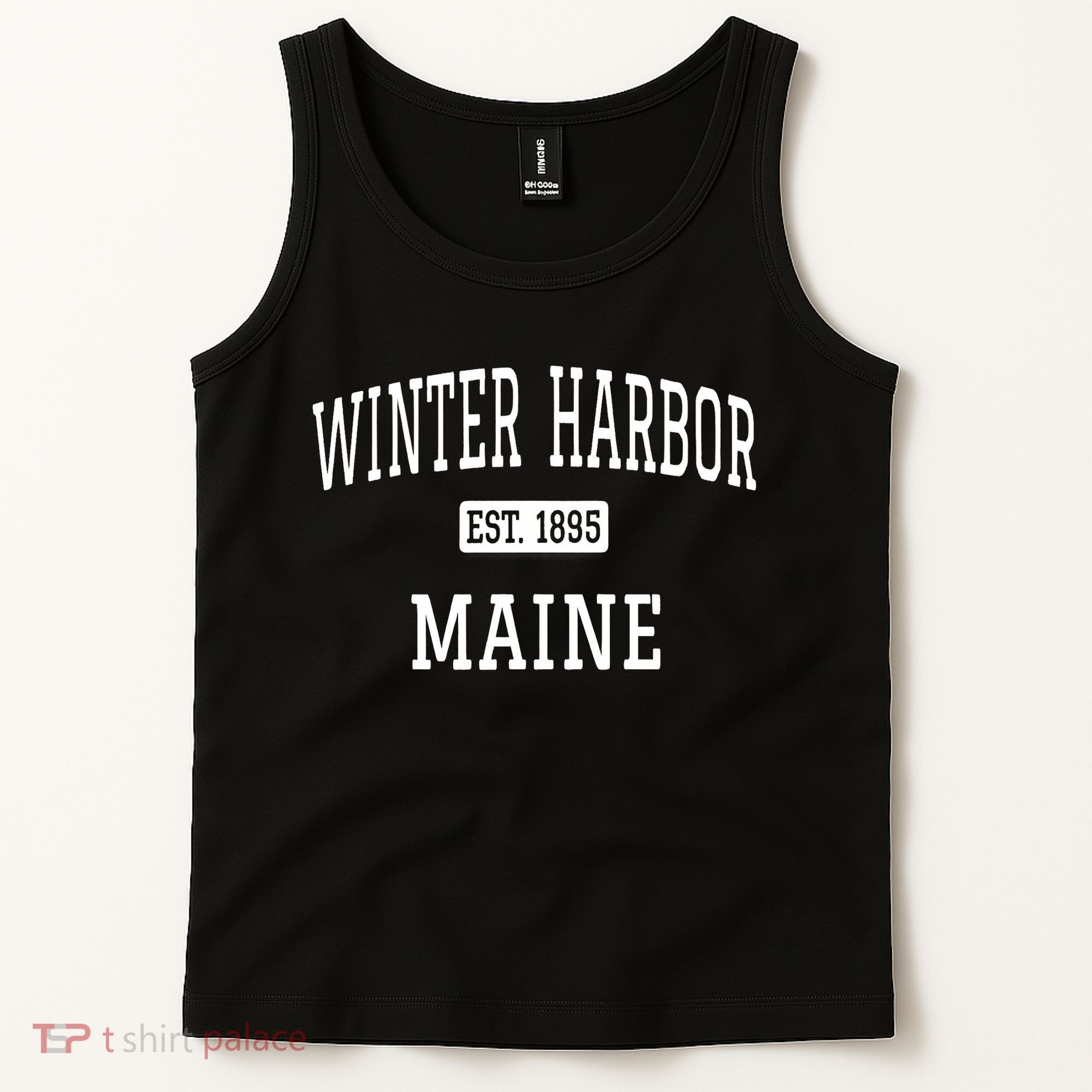 Winter Harbor, Maine Established In 1895 Tank Top