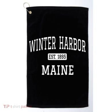 Winter Harbor, Maine Established In 1895 Golf Towel