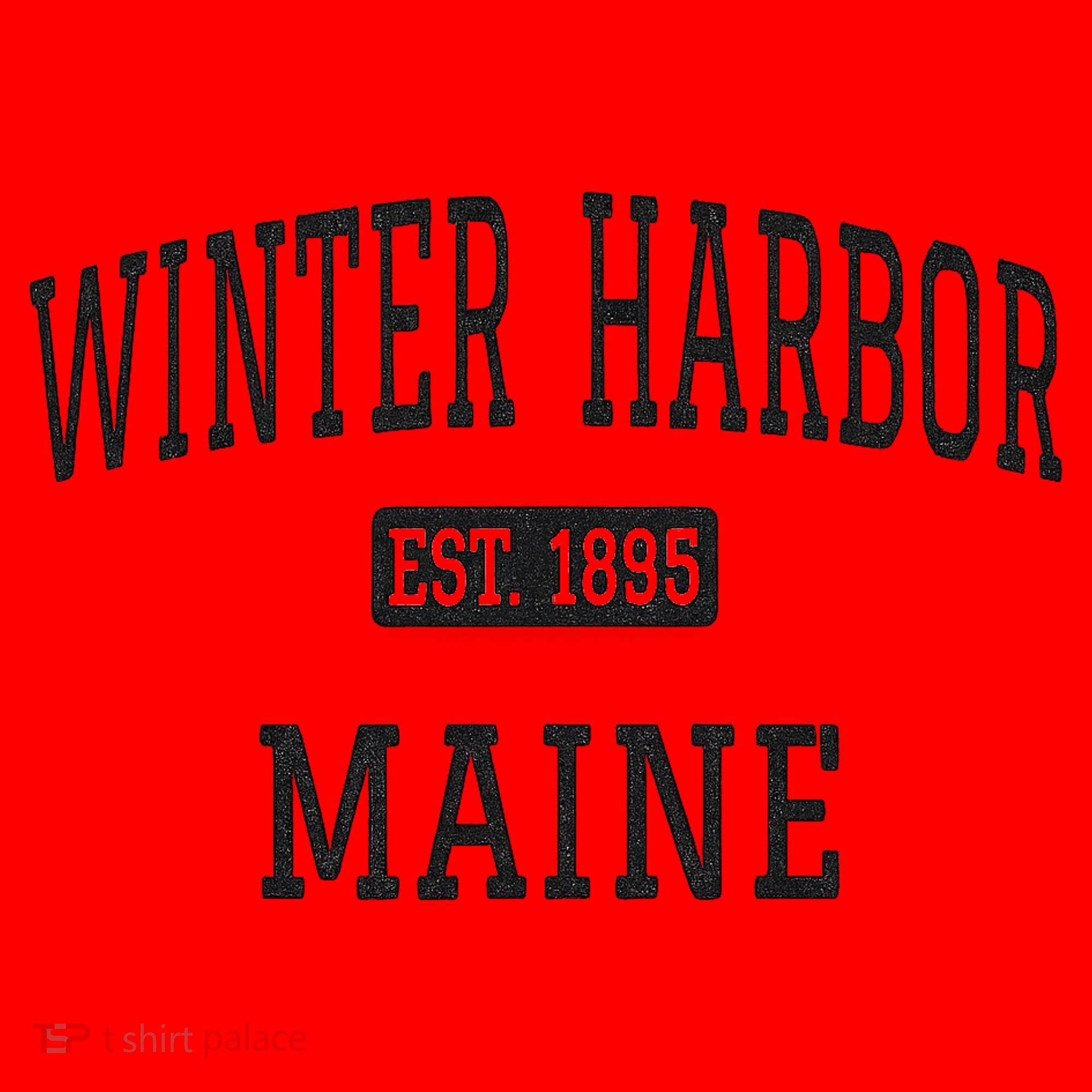 Winter Harbor, Maine Established In 1895 Santa Hat