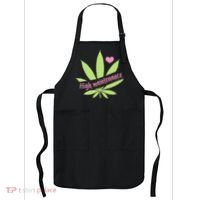 Weed High Maintenance Funny Marijuana Lover Apron thumb 0