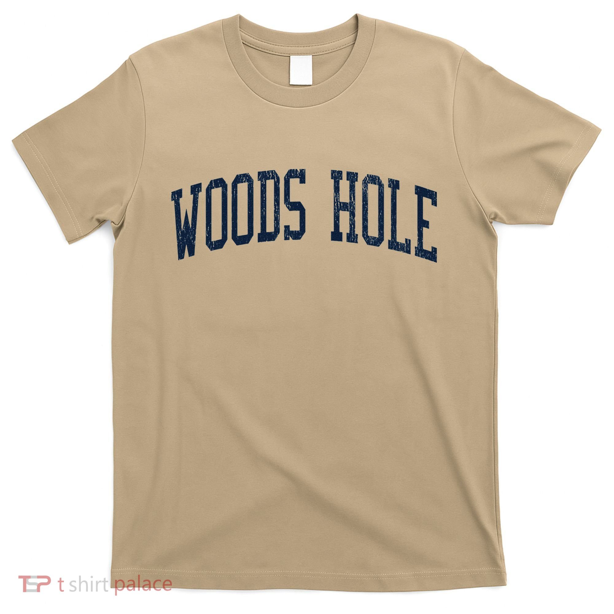 Woods Hole Ma Vintage Athletic Sports Jsn2 Print T-Shirt