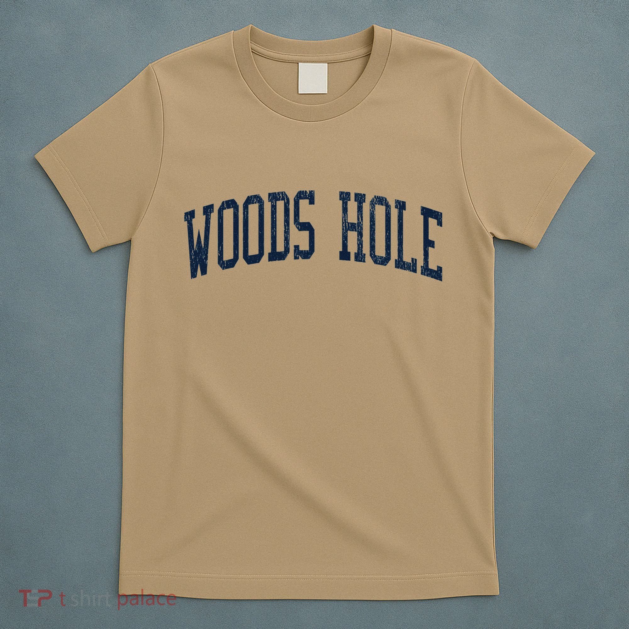 Woods Hole Ma Vintage Athletic Sports Jsn2 Print T-Shirt