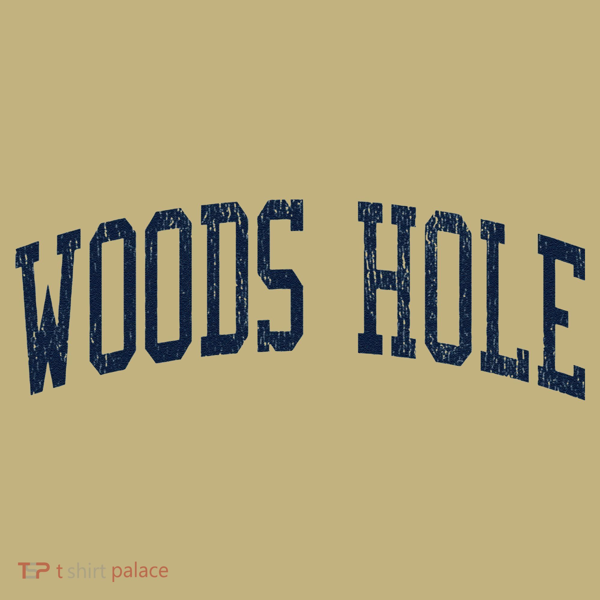 Woods Hole Ma Vintage Athletic Sports Jsn2 Print T-Shirt