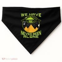 We Have Never Been Alone Ancient Aliens Egypt USA-Made Doggie Bandana thumb 0