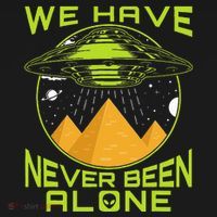We Have Never Been Alone Ancient Aliens Egypt USA-Made Doggie Bandana thumb 2