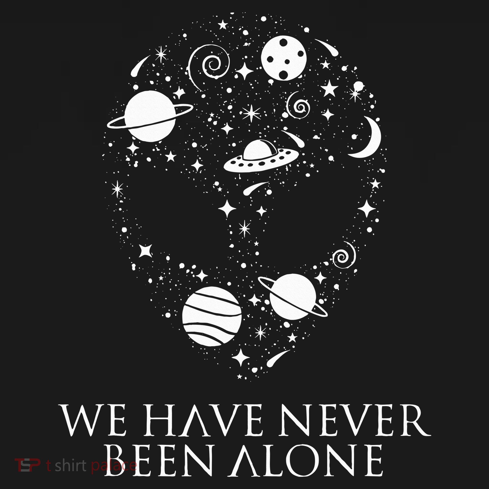 We Have Never Been Alone Funny Ancient Aliens USA-Made Doggie Bandana