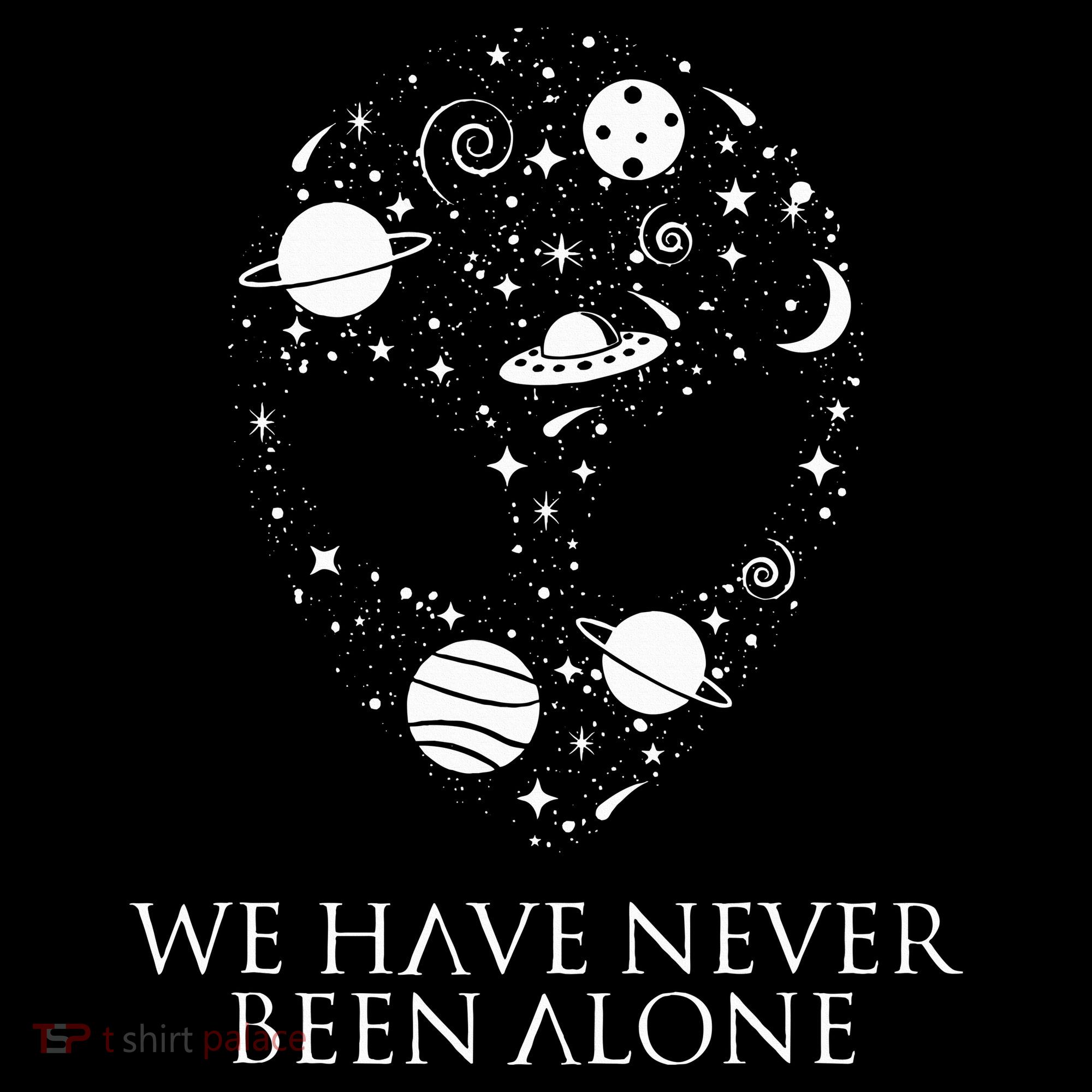 We Have Never Been Alone Funny Ancient Aliens Women's Hoodie