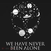 We Have Never Been Alone Funny Ancient Aliens Kids Hoodie thumb 5