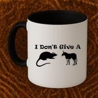 Who Gives A Rats Ass Coffee Mug thumb 2
