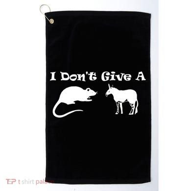 Who Gives A Rats Ass Golf Towel