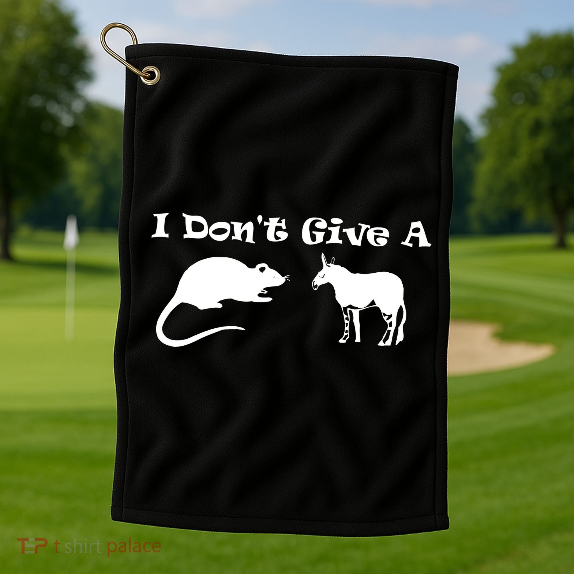 Who Gives A Rats Ass Golf Towel