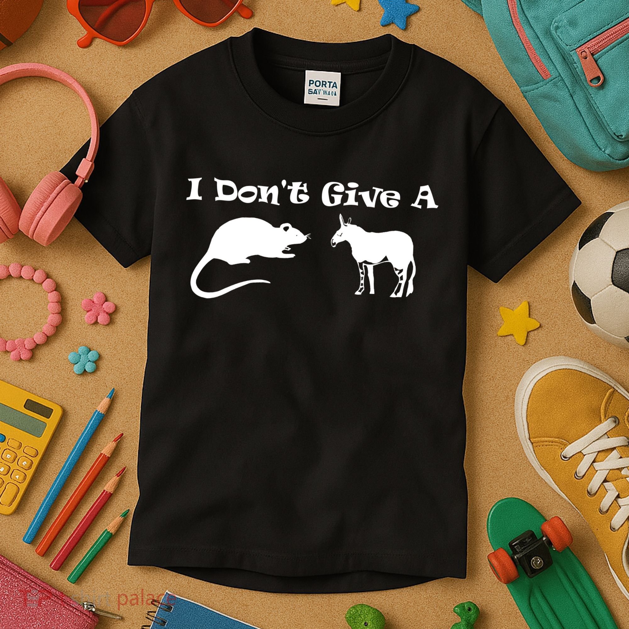 Who Gives A Rats Ass Kids T-Shirt