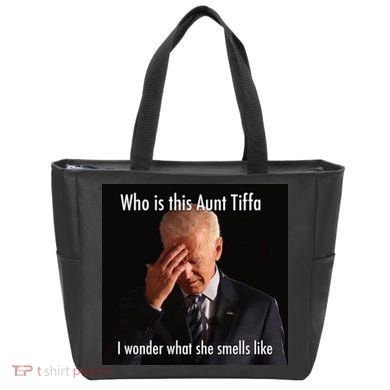 Who is Aunt Tiffa Joe Biden Funny Meme Tote Bag