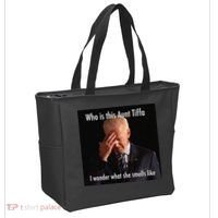 Who is Aunt Tiffa Joe Biden Funny Meme Tote Bag thumb 2