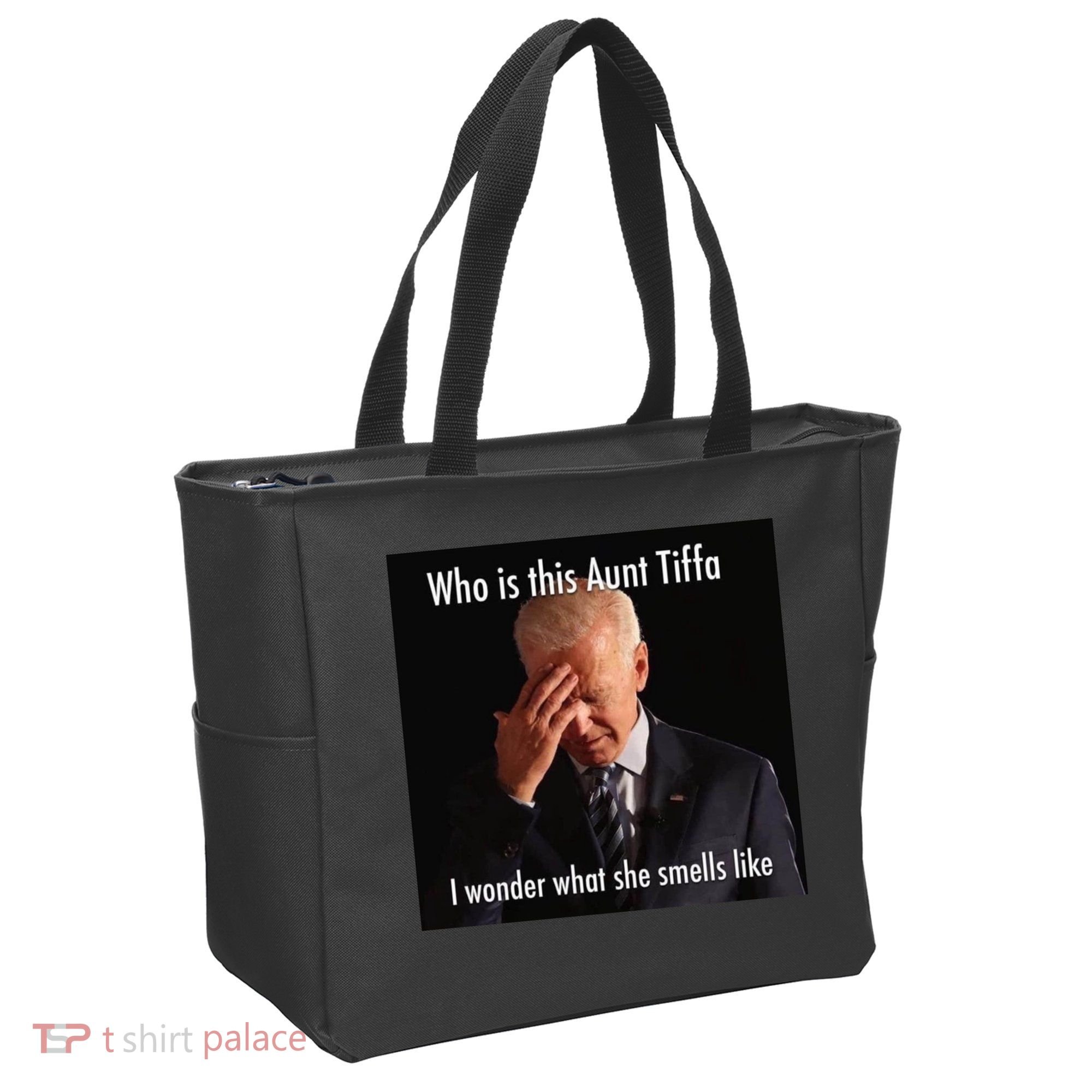 Who is Aunt Tiffa Joe Biden Funny Meme Tote Bag