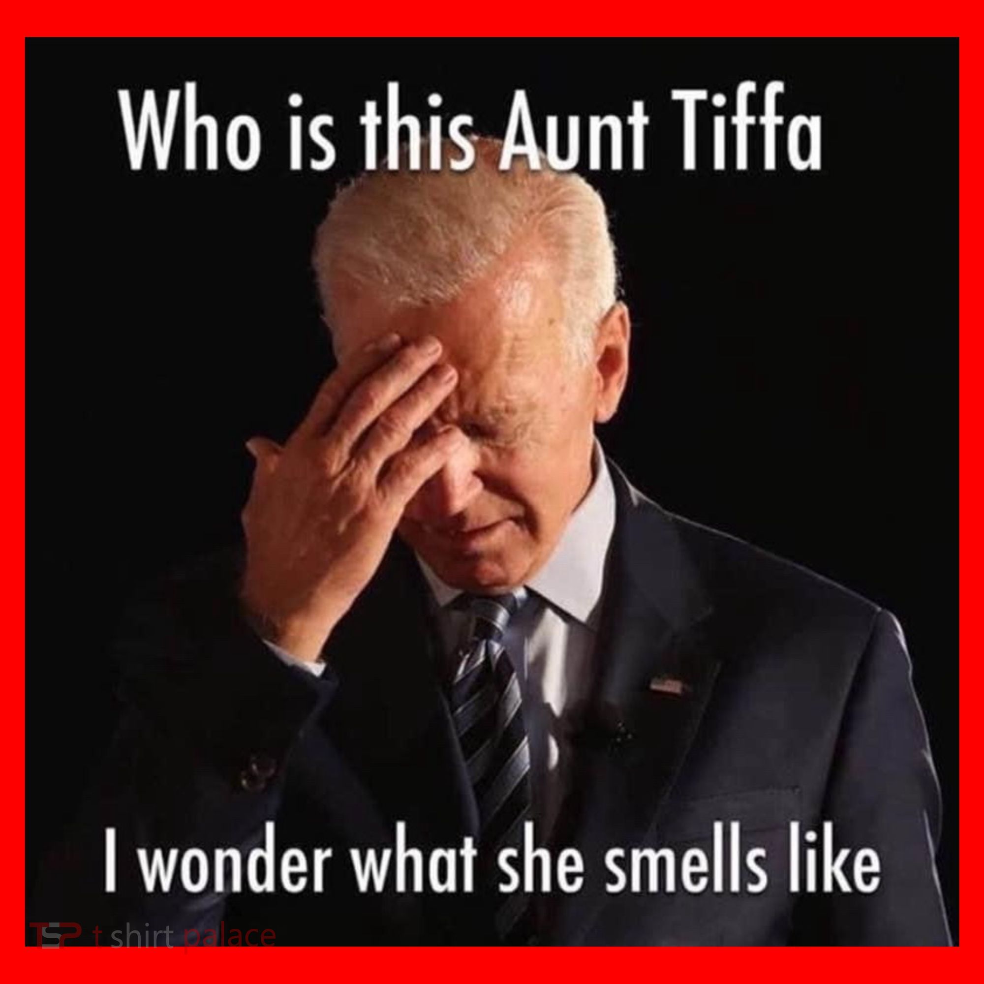 Who is Aunt Tiffa Joe Biden Funny Meme Santa Hat
