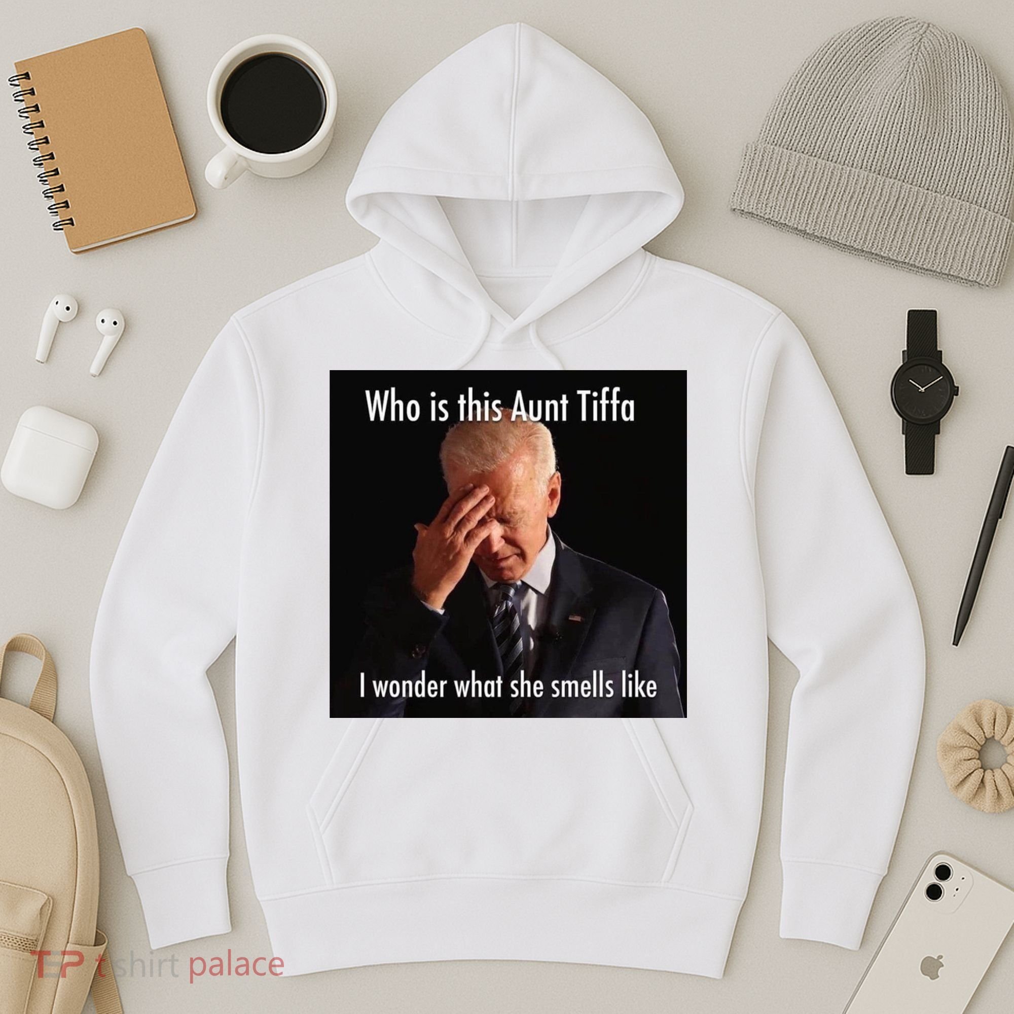 Who is Aunt Tiffa Joe Biden Funny Meme Hoodie