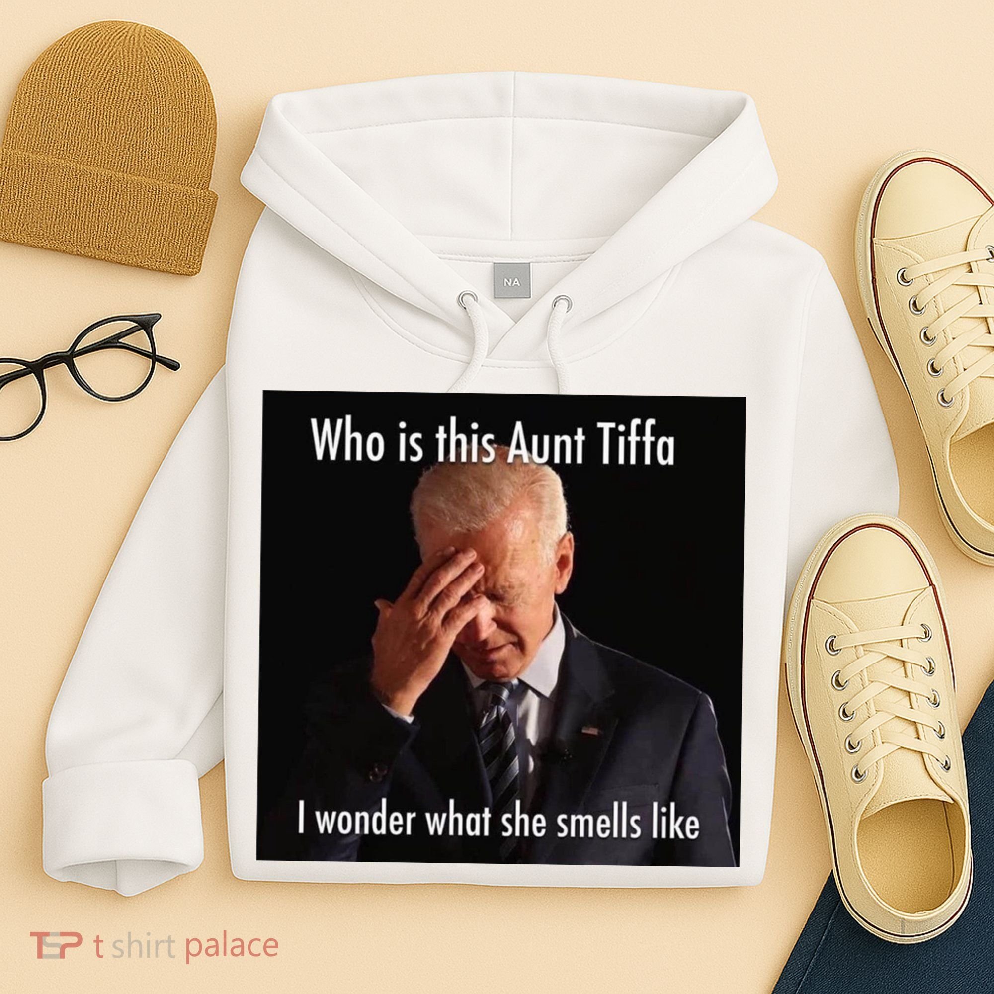 Who is Aunt Tiffa Joe Biden Funny Meme Hoodie