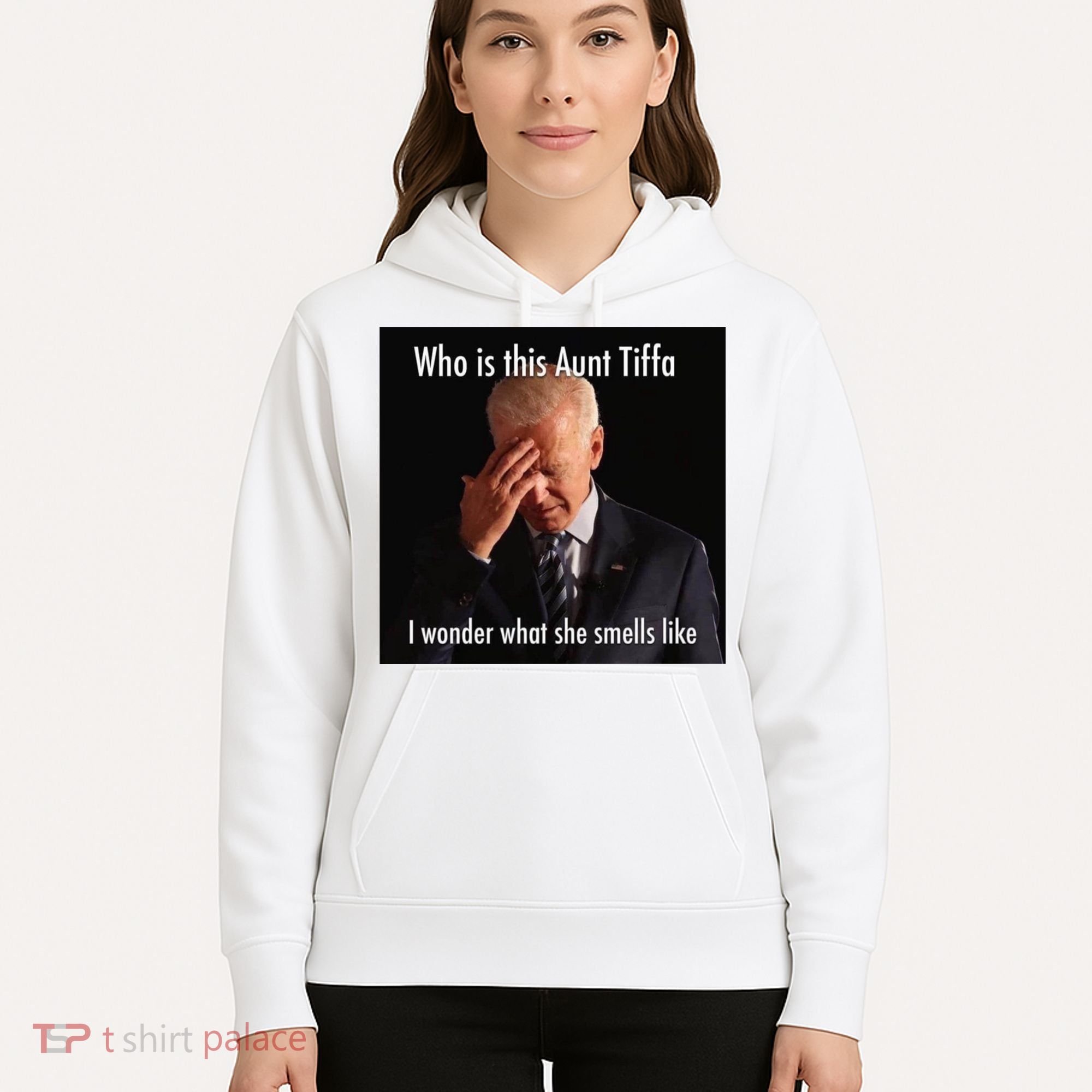 Who is Aunt Tiffa Joe Biden Funny Meme Hoodie
