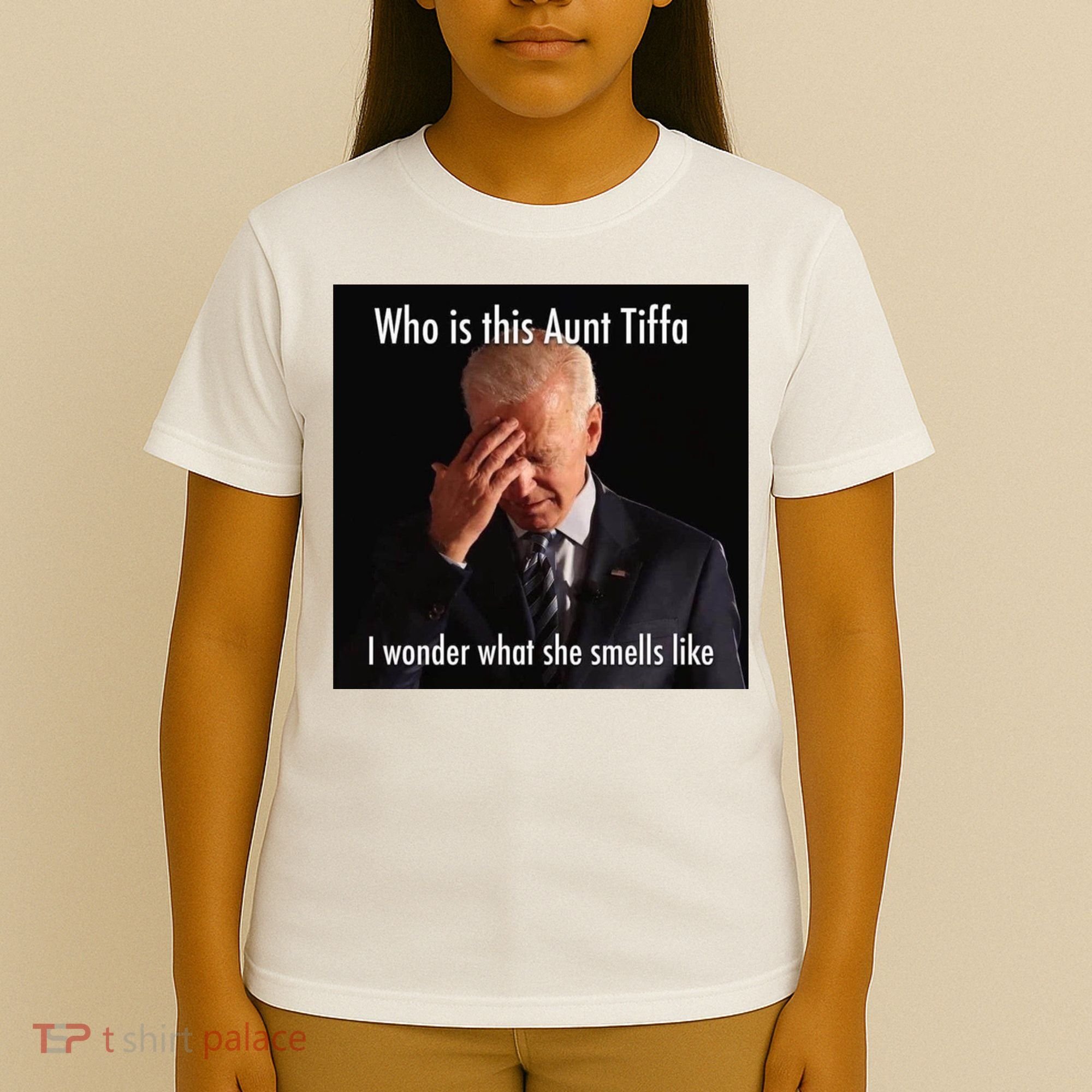 Who is Aunt Tiffa Joe Biden Funny Meme T-Shirt