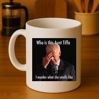 Who is Aunt Tiffa Joe Biden Funny Meme Coffee Mug thumb 4