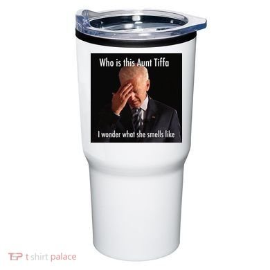 Who is Aunt Tiffa Joe Biden Funny Meme Tumbler