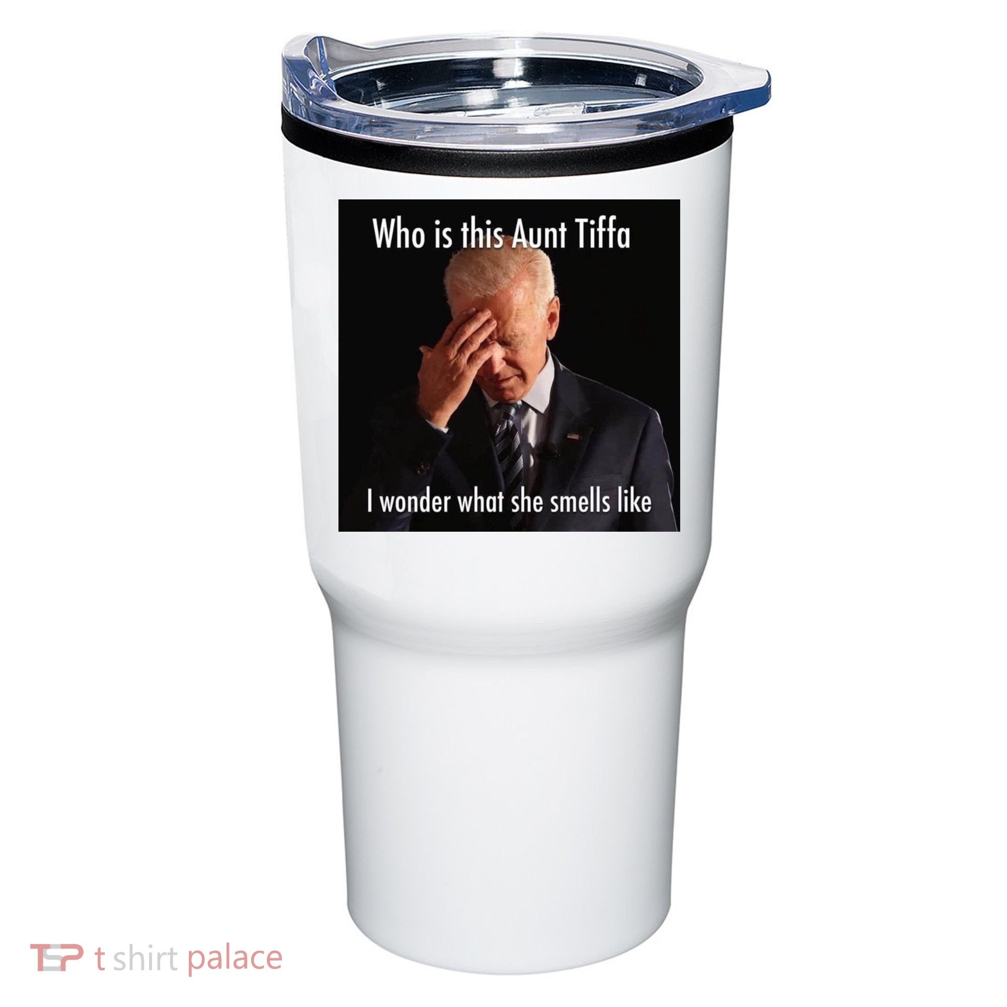 Who is Aunt Tiffa Joe Biden Funny Meme Tumbler