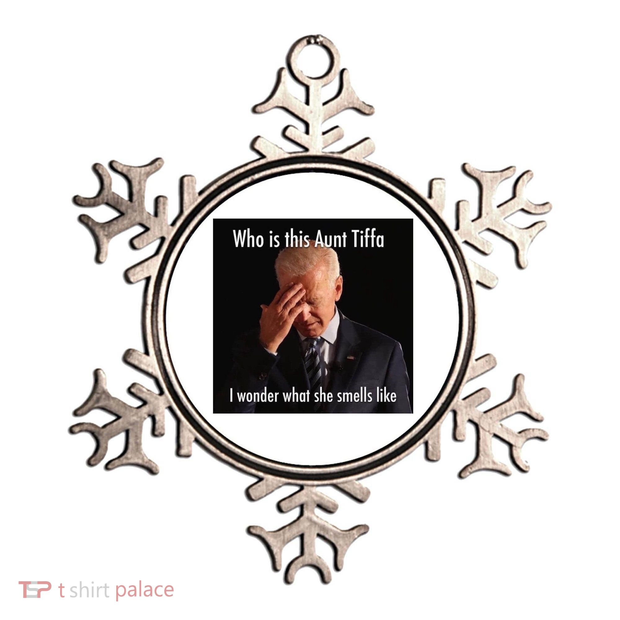 Who is Aunt Tiffa Joe Biden Funny Meme Ornament