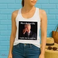 Who is Aunt Tiffa Joe Biden Funny Meme Women's Tank Top thumb 2