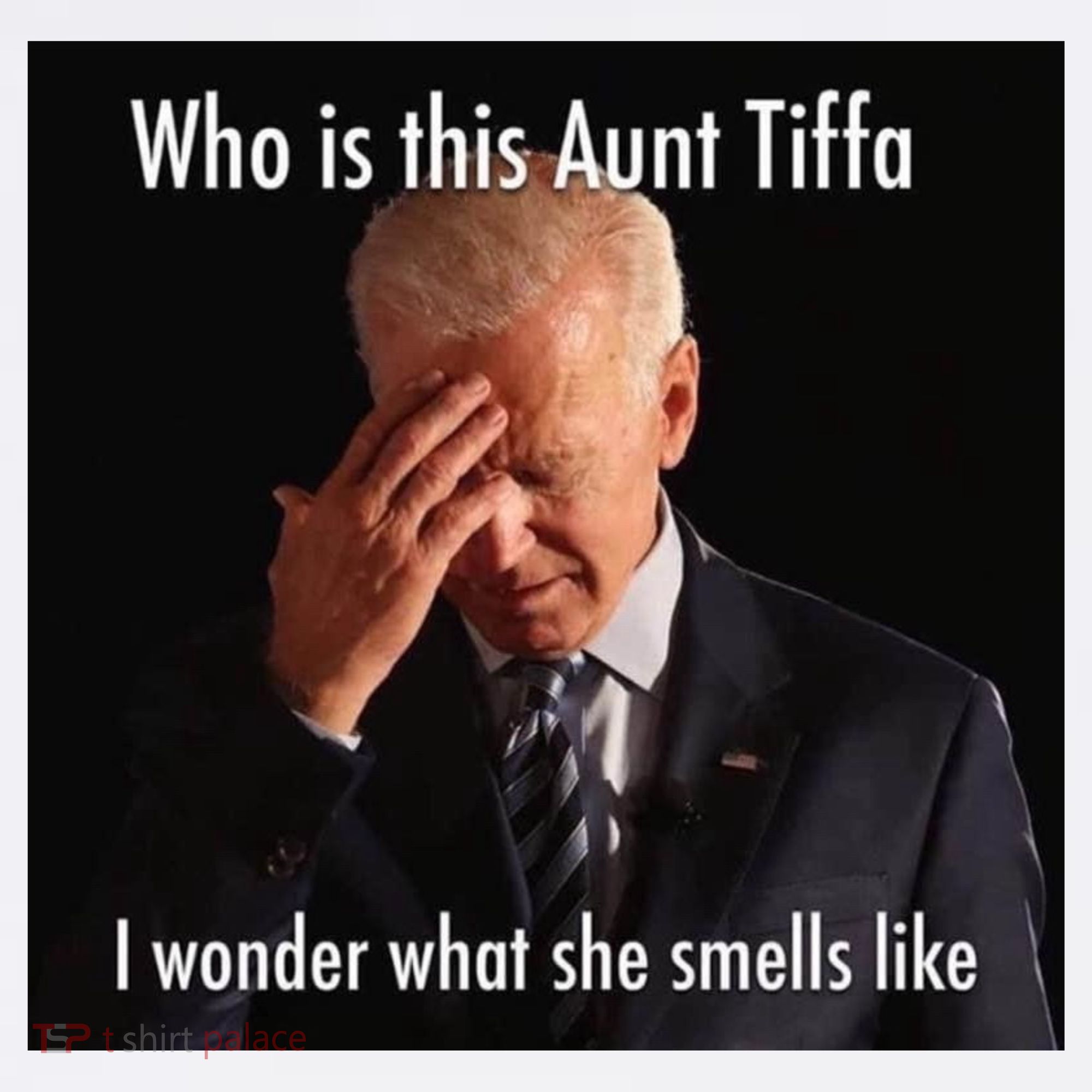 Who is Aunt Tiffa Joe Biden Funny Meme Women's Tank Top